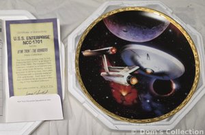 Assiette de Collection "U.S.S. Enterprise NCC-1701"