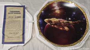 Assiette de Collection "Cardassian Galor Warship"