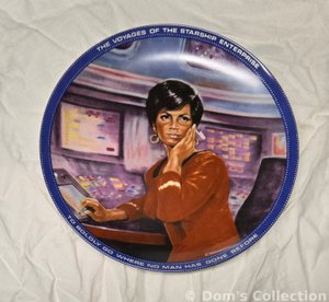 Assiette de Collection "Lieutenant Uhura"