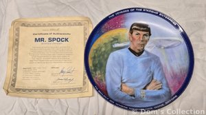 Assiette de Collection "Mr. Spock"
