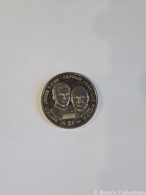 Pièce Star Trek génération - 1 dollar Libéria