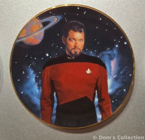 Mini-assiette "Commander William T. Riker"