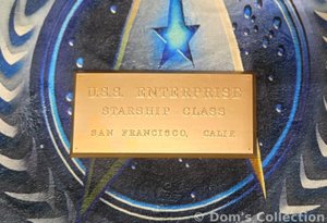Plaque d'Inauguration U.S.S. Enterprise (NCC-1701)
