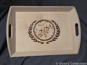 Plateau de Service Cérémoniel — Création Artisanale Unique